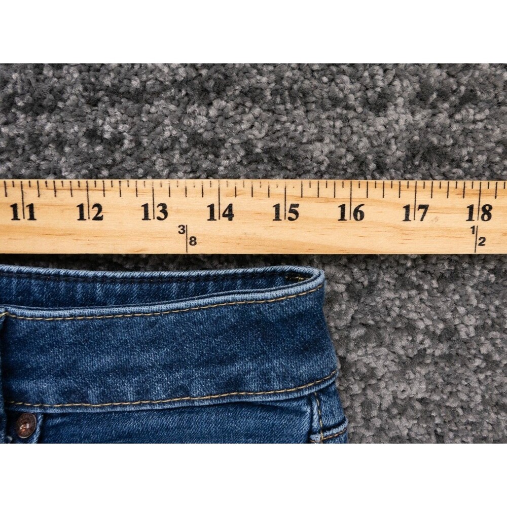 American Eagle Jeans Mens 31x32 Actual 31x31 Blue Original Bootcut Stretch Denim - Picture 8 of 15